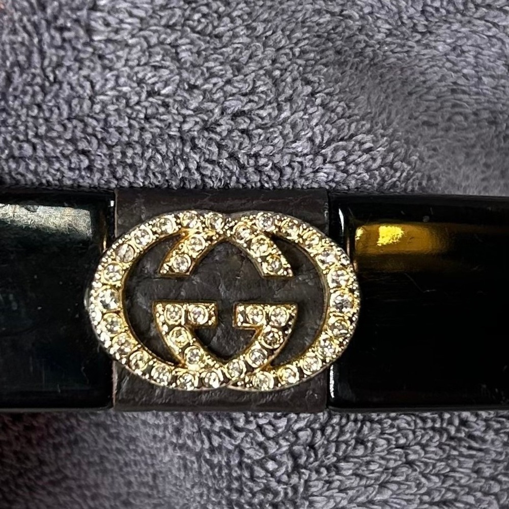 Gucci GG 3644/N/S Dark Tortoise Crystal Interlocking G Sunglasses DWJHA 56mm - Picture 9 of 9